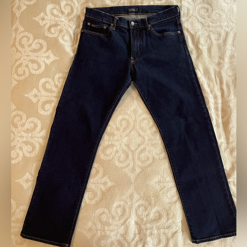 Classic Ralph Lauren pole jeans.